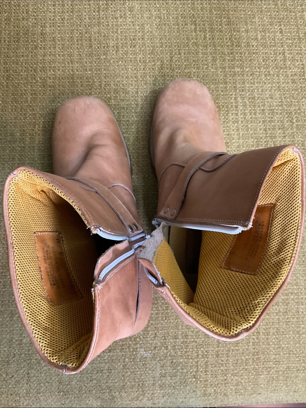 Durango Tan Harness Leather Ankle Boots - Picture 8 of 8